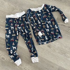 Little sleepies 18-24 mo two piece pjs cute dogs